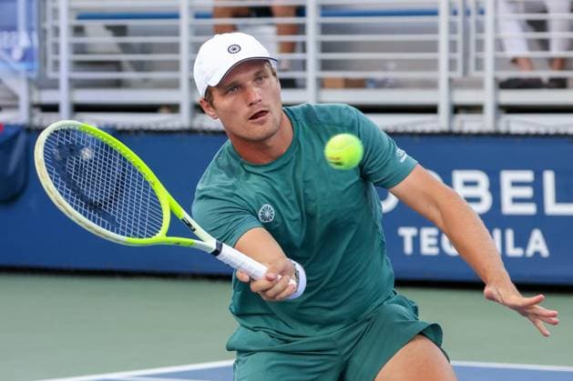 2025-09-01 2025 US Open NEW YORK, UNITED STATES - SEPTEMBER 1: Bart Stevens of the Netherlands during Day 8 of the 2025 US Open at USTA Billie Jean King National Tennis Center on September 1, 2025 in New York, United States. (Photo by Adam Stoltman BSR Agency) New York United States Content not available for redistribution in The Netherlands directly or indirectly through any third parties. Copyright: xBSRxAgencyx