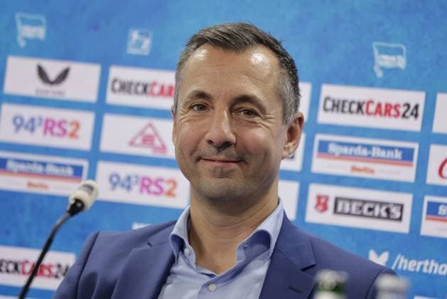 Germany, Berlin, Sportpark, GER, 2 FBL, Hertha BSC, Press conference presentation of Managing Director Dr. Peter Görlich, Photo Ralf Huschen Managing Director Hertha BSC
