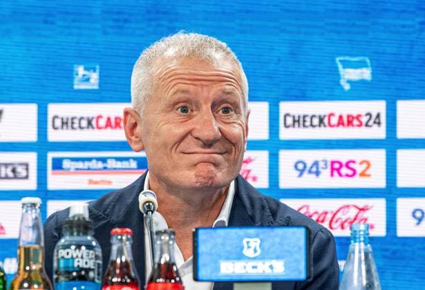 Football, Men, Season 2025 26, 2 Bundesliga, Hertha BSC, Press conference for the presentation of the new managing director, in the picture managing director Dr Peter Görlich Hertha BSC , 01 09 2025, Copyright: xSebastianxRäppold MatthiasxKochx