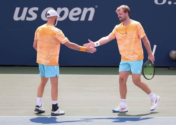 Kevin Krawietz, Tim Puetz, Mens Doubles, Men s Doubles US Open Championships 2023, USTA Billie Jean King National Tennis Center, Flushing Meadows, New York, USA Copyright: xJuergenxHasenkopfx