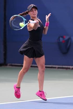 Julia Stusek GER , Girls Singles, Girls Singles, US Open Championships 2023, USTA Billie Jean King National Tennis Center, Flushing Meadows, New York, USA Copyright: xJuergenxHasenkopfx
