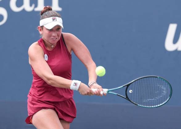 Sonja Zhenikhova GER , Girls Singles, Girls Singles, US Open Championships 2023, USTA Billie Jean King National Tennis Center, Flushing Meadows, New York, USA Copyright: xJuergenxHasenkopfx