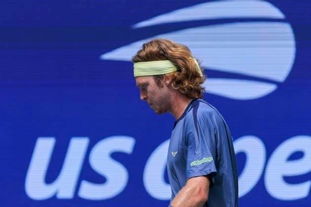 September 1, 2025, Flushing Meadows, New York, USA: Andrey Rublev during a match against Felix Auger-Aliassime on Day 9 of the 2025 US Open at USTA Billie Jean King National Tennis Center on Monday September 1, 2025 in the Flushing neighborhood of the Queens borough of New York City. JAVIER ROJAS PI Flushing Meadows USA - ZUMAp124 20250901_zaa_p124_017 Copyright: xJavierxRojasx