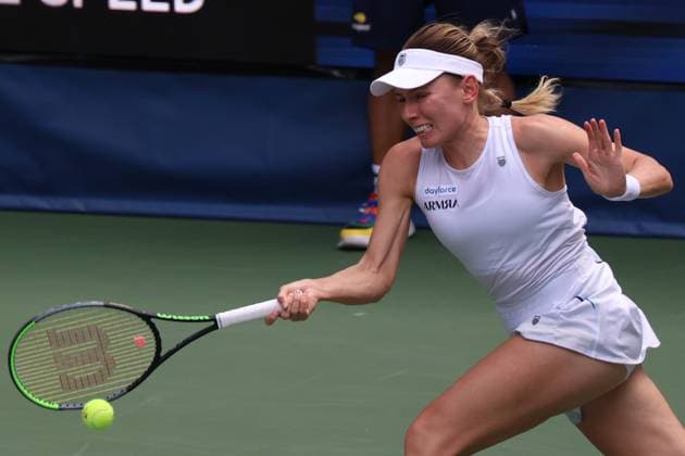 TENIS US OPEN 2025 01092025 N Z JEKATERINA ALEKSANDROWA W TRAKCIE MECZU CZWARTEJ RUNDY NA TURNIEJU WIELKIEGO SZLEMA US OPEN 2025 MARCIN CHOLEWINSKI NEWSPIX.PL TENNIS US OPEN 2025 01092025 EKATERINA ALEXANDROVA DURING THE MATCH IN THE FOURTH ROUND NEWSPIX.PL --- newspix.pl POLAND OUT! 