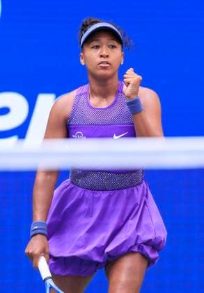 September 1, 2025, Flushing Meadows, New York, USA: NAOMI OSAKA reacts to winning a game during a match against Gauff on Day 9 of the 2025 US Open at USTA Billie Jean King National Tennis Center on Monday September 1, 2025 in the Flushing neighborhood. Osaka won 6:3 6:2. Flushing Meadows USA - ZUMAp124 20250901_zaa_p124_052 Copyright: xJavierxRojasx