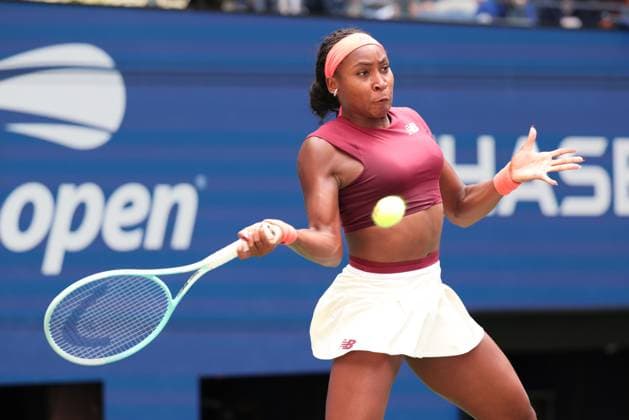 Coco Gauff, US Open Championships 2023, USTA Billie Jean King National Tennis Center, Flushing Meadows, New York, USA Copyright: xJuergenxHasenkopfx
