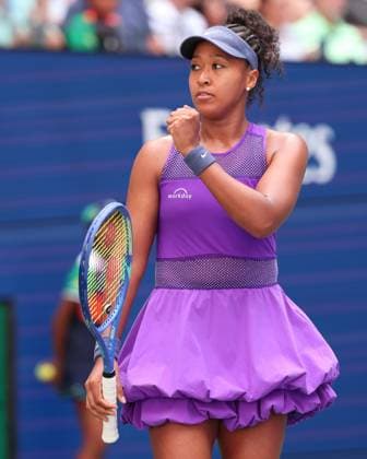Naomi Osaka makes a fist and cheers,cheers,joy,emotion, US Open Championships 2023, USTA Billie Jean King National Tennis Center, Flushing Meadows, New York, USA Copyright: xJuergenxHasenkopfx
