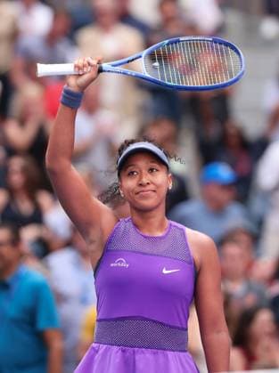Naomi Osaka waves and thanks the crowd, fans after the win, US Open Championships 2023, USTA Billie Jean King National Tennis Center, Flushing Meadows, New York, USA Copyright: xJuergenxHasenkopfx