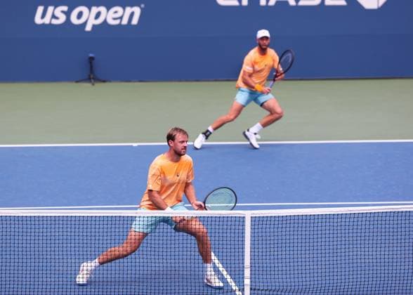 Kevin Krawietz, Tim Puetz, Mens Doubles, Men s Doubles US Open Championships 2023, USTA Billie Jean King National Tennis Center, Flushing Meadows, New York, USA Copyright: xJuergenxHasenkopfx