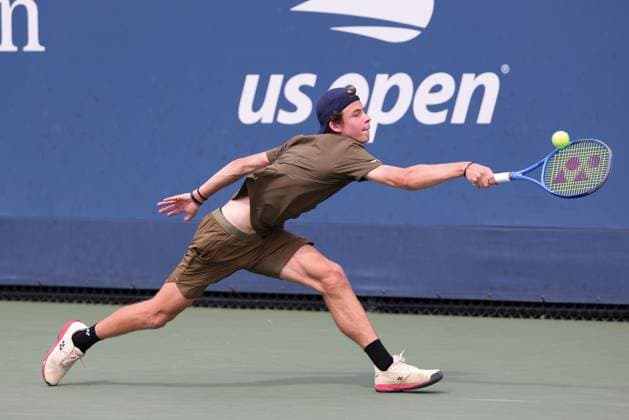 Niels McDonald GER , Boys Singles, Boys Singles US Open Championships 2023, USTA Billie Jean King National Tennis Center, Flushing Meadows, New York, USA Copyright: xJuergenxHasenkopfx