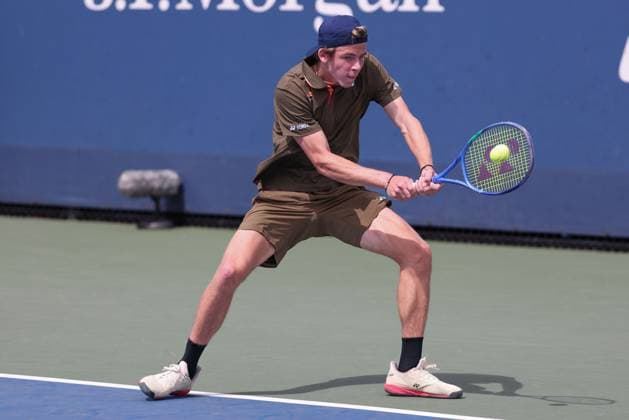 Niels McDonald GER , Boys Singles, Boys Singles US Open Championships 2023, USTA Billie Jean King National Tennis Center, Flushing Meadows, New York, USA Copyright: xJuergenxHasenkopfx