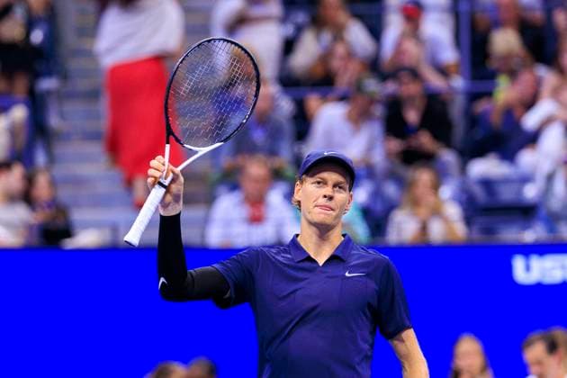 September 1, 2025, Flushing Meadows, New York, USA: Jannik Sinner celebrates after winning his match against Alexander Bublik on Day 9 of the 2025 US Open at USTA Billie Jean King National Tennis Center on Monday September 1, 2025 in the Flushing neighborhood of the Queens borough of New York City. JAVIER ROJAS PI Flushing Meadows USA - ZUMAp124 20250901_zaa_p124_097 Copyright: xJavierxRojasx