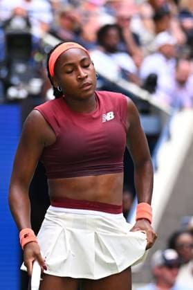 US Open - Fourth Round Coco Gauff (USA) during her fourth round match at the 2025 US Open at Billie Jean National Tennis Center in New York City, NY, USA, on September 1, 2025. Photo by Corinne Dubreuil ABACAPRESS.COM New York City United States  Copyright: xDubreuilxCorinne ABACAx