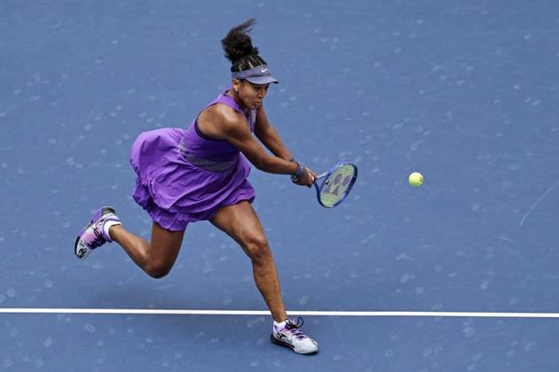 Tennis: U.S. Open Naomi Osaka of Japan plays against Coco Gauff of the United States in the women s singles fourth round at the U.S. Open tennis championships in New York on Sept. 1, 2025.  A14AA0004812417P