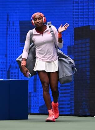 FLUSHING NY- SEPTEMBER 01: Coco Gauff Vs Naomi Osaka On Arthur Ashe Stadium at the USTA Billie Jean King National Tennis Center on September 1, 2025 in Flushing Queens. Copyright: xmpi04x