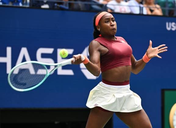 FLUSHING NY- SEPTEMBER 01: Coco Gauff Vs Naomi Osaka On Arthur Ashe Stadium at the USTA Billie Jean King National Tennis Center on September 1, 2025 in Flushing Queens. Copyright: xmpi04x