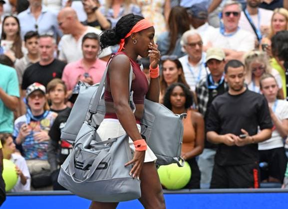 FLUSHING NY- SEPTEMBER 01: Coco Gauff Vs Naomi Osaka On Arthur Ashe Stadium at the USTA Billie Jean King National Tennis Center on September 1, 2025 in Flushing Queens. Copyright: xmpi04x