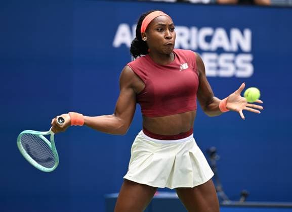 FLUSHING NY- SEPTEMBER 01: Coco Gauff Vs Naomi Osaka On Arthur Ashe Stadium at the USTA Billie Jean King National Tennis Center on September 1, 2025 in Flushing Queens. Copyright: xmpi04x