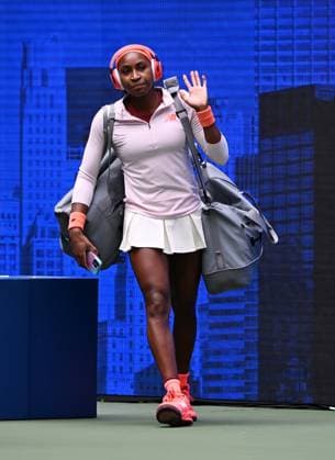 FLUSHING NY- SEPTEMBER 01: Coco Gauff Vs Naomi Osaka On Arthur Ashe Stadium at the USTA Billie Jean King National Tennis Center on September 1, 2025 in Flushing Queens. Copyright: xmpi04x