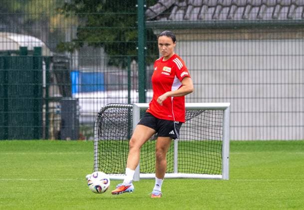 Soccer, Women, Season 2025 2026, Google Pixel Women Bundesliga, 1 FC Union Berlin, Training, Alma Aagaard 1 Women 1 FC Union , 02 09 2025, Copyright: xMatthiasxKochx