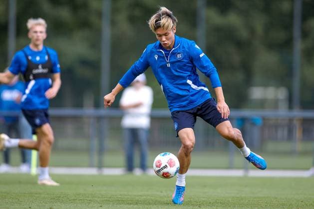 02 09 2025, Football, Training Karlsruher SC, 2 Fußball Bundesliga, Training ground at BBBank Wildpark Stadion Karlsruhe, Season 2025 2026 Shio Fukuda KSC 13 Baden Württemberg Germany