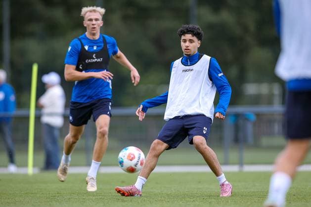 02 09 2025, Soccer, Training Karlsruher SC, 2 Soccer Bundesliga, Training ground at BBBank Wildpark Stadium Karlsruhe, Season 2025 2026 Firat Alpsoy Karlsruher SC, 44 Baden Württemberg Germany