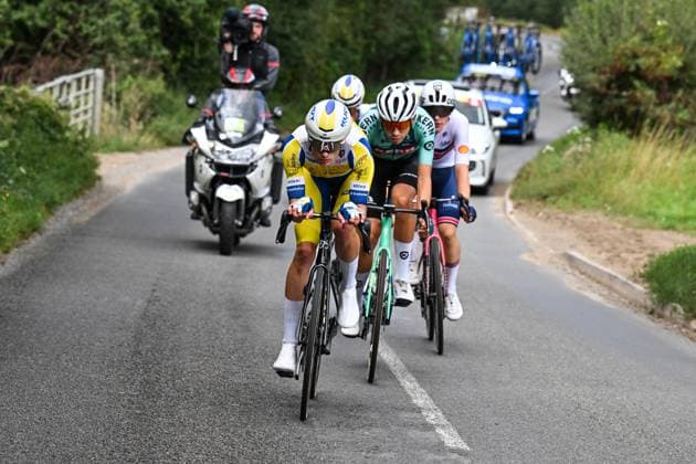 2025 Lloyds Tour of Britain Picture by Bruce Rollinson SWpix.com - 02 06 2025 - Cycling - 2025 Lloyds Tour of Britain - Stage 1: Woodbridge to Southwold - Victor Vercouillie (Team Flanders Baloise) Copyright: x xSWpix.comx(t axPhotographyxHubxLtd)xBrucexRollinson SWpix.comx SWP-3069-2118