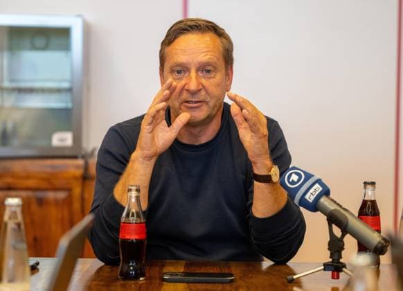 Fußball, Herren, Saison 2025 2026, 1. Bundesliga, 1. FC Union Berlin, Medienrunde mit Profifußball-Geschäftsführer Horst Heldt (1. FC Union Berlin), 03.09. 2025, *** Soccer, Men, Season 2025 2026, 1 Bundesliga, 1 FC Union Berlin, Media round with professional soccer managing director Horst Heldt 1 FC Union Berlin , 03 09 2025, Copyright: xMatthiasxKochx