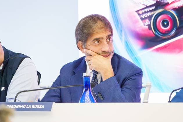 Geronimo La Russa, Presidente dell Automobile Club di Milano during Pirelli Gran Premio d Italia 2025 - press conference, PK, Pressekonferenz Formula 1 Championship in Monza, Italy, September 02 2025  Copyright: xLucaxRossini IPAxSportx xipa-agency.netx xx IPA_63954128 IPA_Agency_IPA63954128