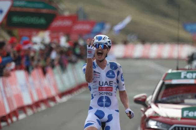 02-09-2025 Vuelta A Espana; Tappa 10 Parque De La Naturaleza Sendaviva - Larra Belagua; 2025, Uae Team Emirates - Xrg; Vine, Jai; Larra Belagua; 