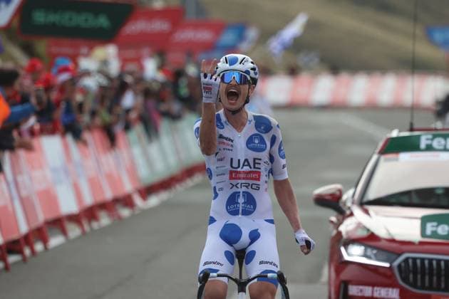 02-09-2025 Vuelta A Espana; Tappa 10 Parque De La Naturaleza Sendaviva - Larra Belagua; 2025, Uae Team Emirates - Xrg; Vine, Jai; Larra Belagua; 