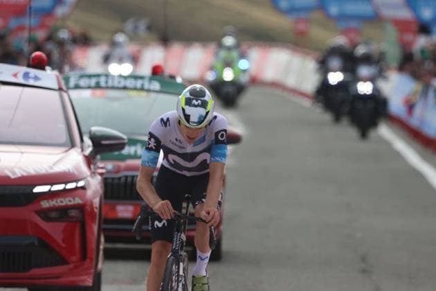 02-09-2025 Vuelta A Espana; Tappa 10 Parque De La Naturaleza Sendaviva - Larra Belagua; 2025, Movistar; Castrillo, Pablo; Larra Belagua; 