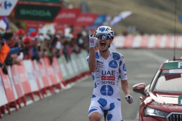 02-09-2025 Vuelta A Espana; Tappa 10 Parque De La Naturaleza Sendaviva - Larra Belagua; 2025, Uae Team Emirates - Xrg; Vine, Jai; Larra Belagua; 