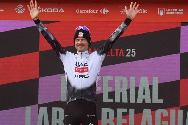 02-09-2025 Vuelta A Espana; Tappa 10 Parque De La Naturaleza Sendaviva - Larra Belagua; 2025, Uae Team Emirates - Xrg; Vine, Jai; Larra Belagua; 