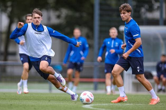 02 09 2025, Soccer, Training Karlsruher SC, 2 Soccer Bundesliga, Training ground at BBBank Wildpark Stadium Karlsruhe, Season 2025 2026 Paul Scholl KSC 15 L Baden Württemberg Germany