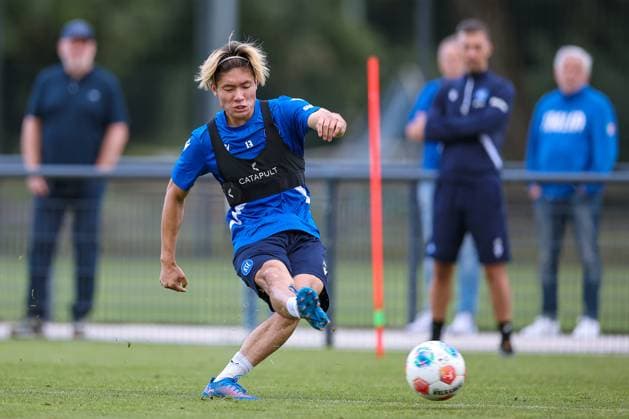 02 09 2025, Soccer, Training Karlsruher SC, 2 Soccer Bundesliga, Training ground at BBBank Wildpark Stadium Karlsruhe, Season 2025 2026 Shio Fukuda KSC 13 Baden Württemberg Germany