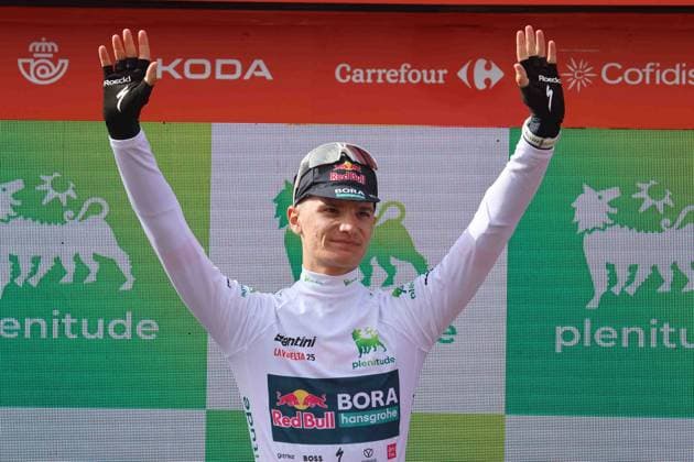 02-09-2025 Vuelta A Espana; Tappa 10 Parque De La Naturaleza Sendaviva - Larra Belagua; 2025, Red Bull - Bora Hansgrohe; Pellizzari, Giulio; Larra Belagua; 