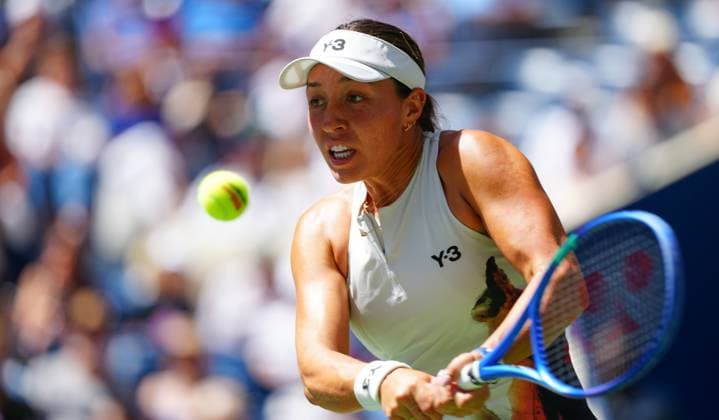 Jessica Pegula during her quarter final win over Barbora Krejcikova 2025 US Open, Day Ten, USTA Billie Jean King National Tennis Center, New York, USA - 02 Sept 2025New York USTA Billie Jean King National T New York (NY) United States of America  Copyright: xJavierxGarcia Shutterstockx 15458344e