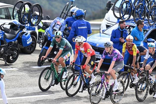 02-09-2025 Vuelta A Espana; Tappa 10 Parque De La Naturaleza Sendaviva - Larra Belagua; 2025, Lidl - Trek; Pedersen, Mads; Kragh Andersen, Soren; Larra Belagua; 