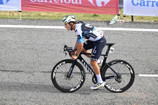 02-09-2025 Vuelta A Espana; Tappa 10 Parque De La Naturaleza Sendaviva - Larra Belagua; 2025, Movistar; Garcia Cortina, Ivan; Larra Belagua; 