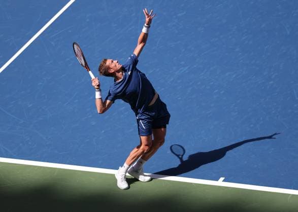Jiri Lehecka CZE , US Open Championships 2023, USTA Billie Jean King National Tennis Center, Flushing Meadows, New York, USA Copyright: xJuergenxHasenkopfx