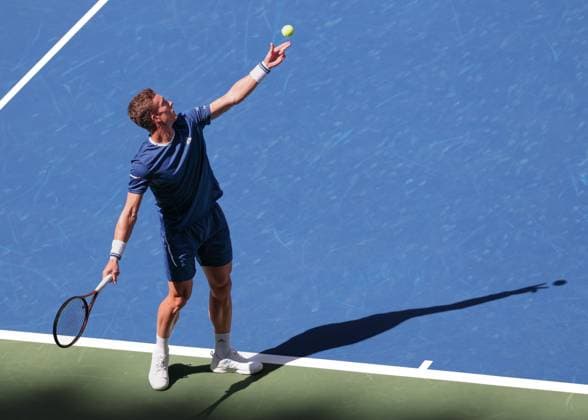 Jiri Lehecka CZE , US Open Championships 2023, USTA Billie Jean King National Tennis Center, Flushing Meadows, New York, USA Copyright: xJuergenxHasenkopfx