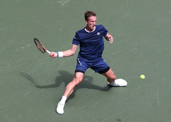 Jiri Lehecka CZE , from above, US Open Championships 2023, USTA Billie Jean King National Tennis Center, Flushing Meadows, New York, USA Copyright: xJuergenxHasenkopfx