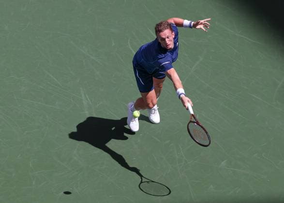Jiri Lehecka CZE , from above, US Open Championships 2023, USTA Billie Jean King National Tennis Center, Flushing Meadows, New York, USA Copyright: xJuergenxHasenkopfx