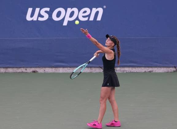 Julia Stusek, Girls Singles, Girls Singles, US Open Championships 2023, USTA Billie Jean King National Tennis Center, Flushing Meadows, New York, USA Copyright: xJuergenxHasenkopfx