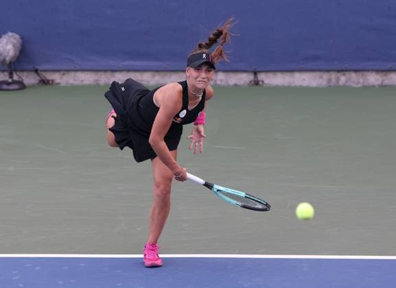 Julia Stusek, Girls Singles, Girls Singles, US Open Championships 2023, USTA Billie Jean King National Tennis Center, Flushing Meadows, New York, USA Copyright: xJuergenxHasenkopfx