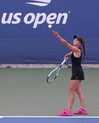 Julia Stusek, Girls Singles, Girls Singles, US Open Championships 2023, USTA Billie Jean King National Tennis Center, Flushing Meadows, New York, USA Copyright: xJuergenxHasenkopfx