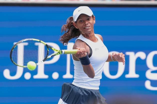 Maaya Rajeshwaran Revathi IND , Girls Singles, Girls Singles US Open Championships 2023, USTA Billie Jean King National Tennis Center, Flushing Meadows, New York, USA Copyright: xJuergenxHasenkopfx