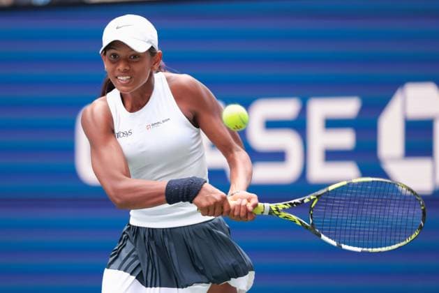 Maaya Rajeshwaran Revathi IND , Girls Singles, Girls Singles US Open Championships 2023, USTA Billie Jean King National Tennis Center, Flushing Meadows, New York, USA Copyright: xJuergenxHasenkopfx