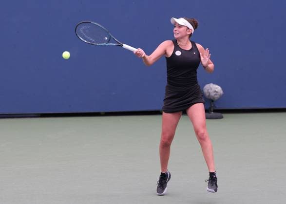 Sonja Zhenikhova Schwarz and Eva Bennemann GER , Girls Doubles, Girls Doubles, US Open Championships 2023, USTA Billie Jean King National Tennis Center, Flushing Meadows, New York, USA Copyright: xJuergenxHasenkopfx